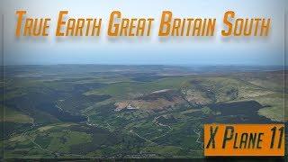 X-Plane 11 - True Earth Great Britain South