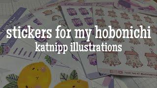 Stickers for My Hobonichi Cousin Avec || Katnipp Illustrations