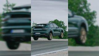 JUMPING IN PORSCHE CAYENNE TURBO GT  #Shorts