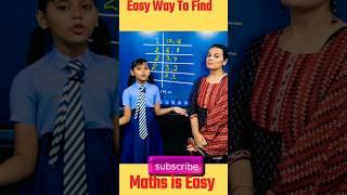 LCM In Easy Way | How To Find LCM of 2 Numbers| LCM Short Trick #ytshorts #shorts #fun #mathtricks