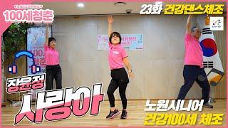 노원시니어 건강100세 댄스체조 [23화 - 사랑아] #사랑아 #장윤정 #Love #Senior #dance #Seniordance