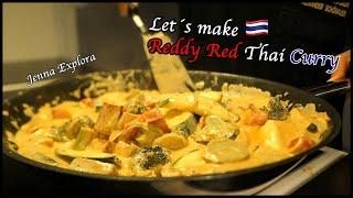 KR SUB) Let's make Thai Red Curry(Reddy Red Curry Thai) | 스웨덴 마트에서 장보고, 태국식 레드 커리를 만들어봐요!