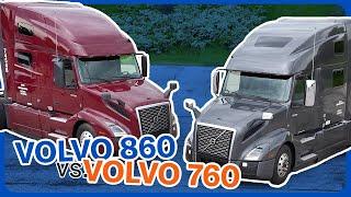 Semi-truck review: Volvo 860 vs. Volvo 760