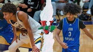 Highland Hawks vs John Marshall Justices || John Wall invitational || ft 5-Star Nate Amet