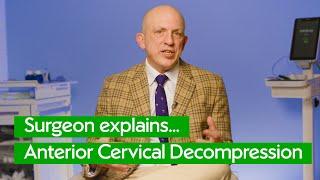 Anterior Cervical Decompression and Fusion (ACDF) | Spine Surgeon Explains