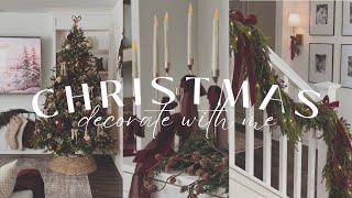 Christmas Decorate With Me 2024 || Decorating the Tree & Main Living Space