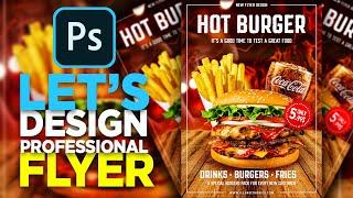 Let's Design a Professional Restaurant Flyer. iLLPHOCORPHICS