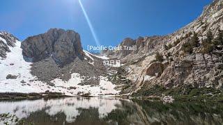 〘Pacific Crest Trail〙53日目マウントホイットニー１日目。まるで映画のような景色に感動しまくり！2023年7月15日