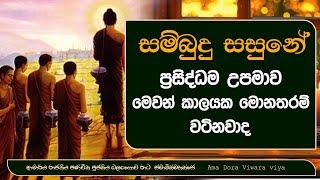 සම්‍බුදු සසුනේ ප්‍රසිද්ධම උපමාව ඔබටත් බොහෝ වටීවි Ven Balangoda Radha Thero Ama Dora Viwara Viya