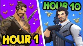 I Spent 10 HOURS Playing Hanzo to See If He's LUCKY or SKILLFUL | COMPETITIVE