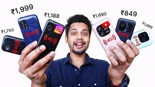 I Tested 6 Best Android 4G Keypad Phones Under ₹2000 