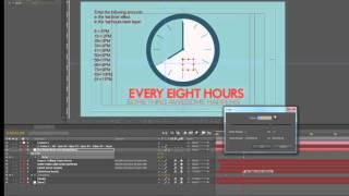 Infographics Version 2 AE template Customization video- Every Hour graph