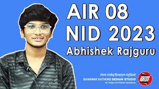 Abhishek Rajguru | AIR 08 | NID 2024 | NID Entrance 2024 Results | NID Coaching Classes 2024