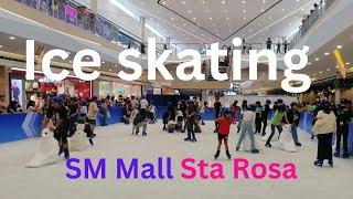 Ice Skating in SM Mall Sta Rosa