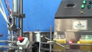 swanpack make auto viscous liquid filling machine