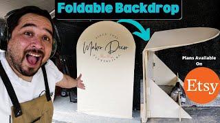 DIY Foldable Chiara Backdrop