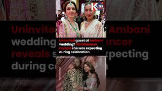 Uninvited guest at Ambani wedding? US influencer reveals she was expecting during celebration.