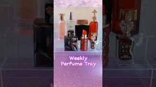  Weekly Perfume Tray  Fragrances I'm gonna wear this week | PolyXeniScents