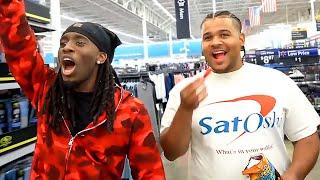 Fanum & Kai Cenat Take Over Walmart!