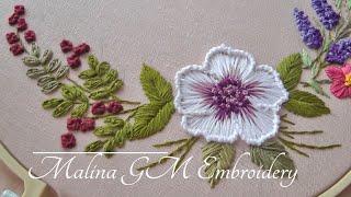 Garden Embroidery |Bouquet of flowers |easy stitches | Floral Still Life