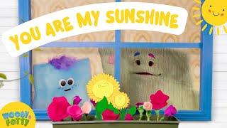 You Are My Sunshine - Preschool Nursery Rhymes for Toddlers - Wooby & Fotty - Educational Music Kid