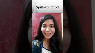 What is Spillover effect! Spillover effect kya hota Hein! #shorts! Spillover effect in management.