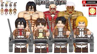 Lego Attack On Titan Eren Jaeger Minifigures Unofficial Series Review By WM Blocks WM6148