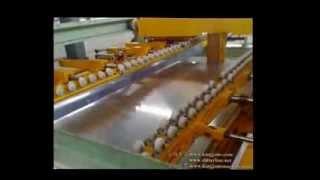 High speed aluminum cut to length line