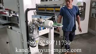 High Speed 2800mm Double Embossing Toilet Paper Rewinding and Cutting Machine