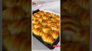 very soft and tasty buns #sweetfoods #bunsrecipe #bunstyles #croissant #food #cooking #cook #yummy