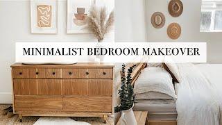 Minimalist Bedroom Makeover (Before & After Room Transformation)