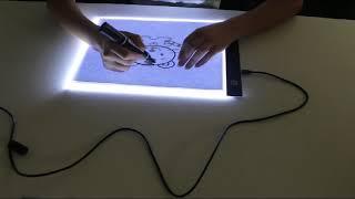 What does A4 Ultra-thin Portable LED Light Box do?