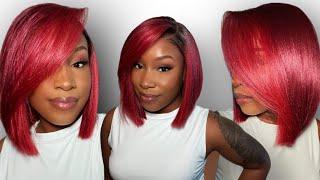 *NEW* OUTRE 5x5 Lace Closure Wig HHB-NATURAL YAKI 14inch Bob| HOW TO PLUCK & Style + FULL REVIEW