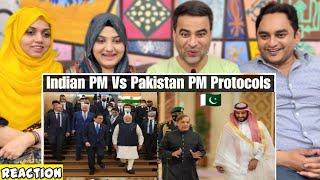 Indian PM Vs Pakistan PM Protocol And Welcome In Foreign Countries | India Vs Pakistan | Reaction!!