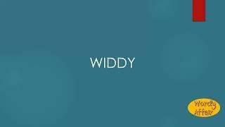 Widdy Meaning