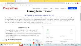 Pragma Edge off Campus Hiring for Freshers| New Hiring 2022 batch | Apply Now