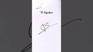 B Short Signature idea || HN Creations || #viral #art #draw #signature