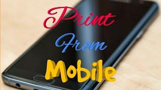 Mobile Se Print Nikalne Ke Tarike by techno gyaan 