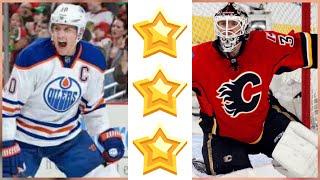 NHL 07 Three Stars of the Night - Edmonton Oilers vs Calgary Flames (PS2)