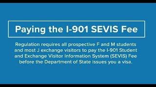 Paying the I-901 SEVIS Fee