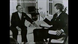 May 10, 1963 - President John F. Kennedy meets FBI Director J. Edgar Hoover