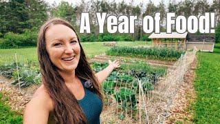 Growing a YEAR'S WORTH of Food! | June Garden Tour | Zone 4 Minnesota