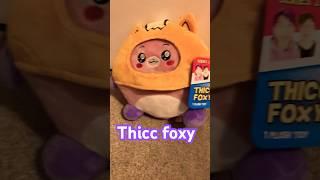 Thicc foxy plush #shorts #lankybox #lankyboxmerch #lankyboxfam #chickennuggets