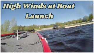 High Winds at Boat Launch Challenge Me