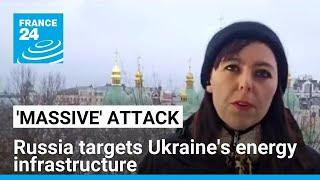 Russia targets Ukraine's energy infrastructure in 'massive' Christmas Day attack • FRANCE 24