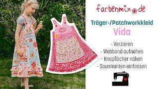 Video Nähanleitung Trägerkleid VIDA von farbenmix