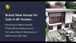 Brand New House for Sale in BF Homes Paranaque with Swimming Pool.