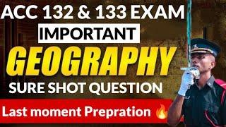 Indian Geography Most Expected MCQs For ACC 132 Exam | Sure Shot Geography Questions