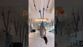 초급자도 쉽게 고리 만들어봐요! 드래곤볼 파워~~️#플라잉요가 #aerialyoga #flyingyoga #yoga