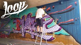 GRAFFITI ● Blaze x Loop colors Croatia ●Graffiti jam 2020